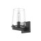 Z-Lite Callista 1 Light Vanity, Matte Black & Clear 3032-1V-MB - alternate 5